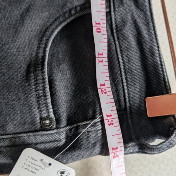 Nwt Free People Universal Thread Black Straight Leg Jeans - Picture 7 of 9